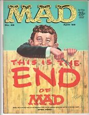 Mad 46 VF+ (8.5) 4/59 Alfred Announces This Is The End Of Mad Very Funny Stuff picture