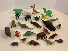 Vintage Plastic Prehistoric Dinosaurs Animals Chinasaurs, Made in Hong Kong picture