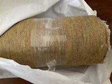 Maharam Hewn Cider Woven Linen Wool Upholstery Fabric Roll 18 Yrds New Tan 62” picture
