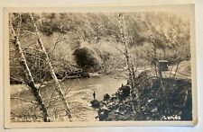 Fishing On Pistol River. Oregon. Real Photo Postcard picture