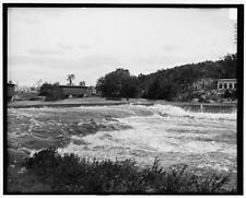 Hooksett falls Merrimack River Hooksett New Hampshire c1900 Old Photo picture