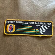 VINTAGE ADELAIDE FOSTER'S AUSTRALIAN FORMULA 1 GRAND PRIX SEW ON PATCH picture