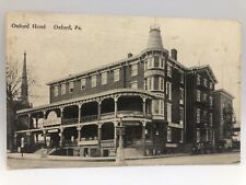 Postcard Oxford Hotel Oxford Pennsylvania 1934 picture