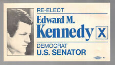 Ted Kennedy Massachusetts (D) US Senator 1962-2009 political poll card picture