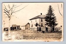Galesburg, IL-Illinois, RPPC: Homestead Family Farm c1910, Vintage Postcard picture