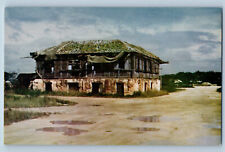 Guam Postcard War Ruin Reflects Beauty of Capital City Agana c1950's picture