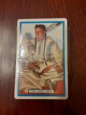 VTG GREAT NORTHERN RAILROAD CHIEF MIDDLE RIDER PLAYING CARDS. PARTIALLY SEALED. picture