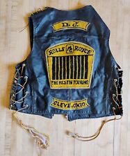Vintage ca-1980's African-American Motorcycle Club Vest Patch ROLLS ROYCE MC picture
