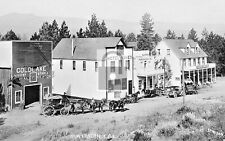 Street View Livery Hotel Mercantile Blairsden California CA Reprint Postcard picture