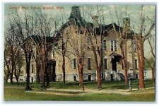 c1910's Central High School Building Campus Waseca Minnesota MN Antique Postcard picture