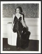 CAROLE LOMBARD ACTRESS AMZING BLACK DRESS VTG ORIGINAL PHOTO picture