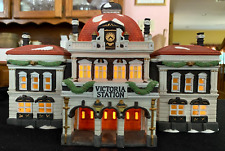 Department 56 Dickens Village Series Victoria Station Vintage with Original box picture