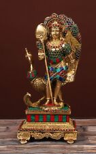 Lord Kartikeya Statue - Brass Murugan Swamy Sculpture - Kumara swamy Idol - God picture