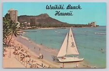 Postcard Waikiki Beach Hawaii picture