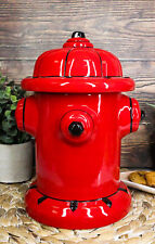 Ebros Gift Ceramic Fire Hydrant Treat Cookie Jar Decorative Figurine 10