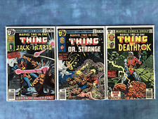 MARVEL TWO-IN-ONE - LOT OF 3 COMIC BOOKS - #48, 49, 54 - BRONZE AGE - VF picture