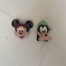 Vintage Disney 3D Mickey Mouse , goofy Head Refrigerator Magnet picture