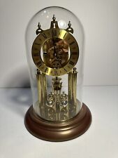 Vintage Elgin German S Haller Anniversary Glass Dome Clock No Key “Time Bomb” picture