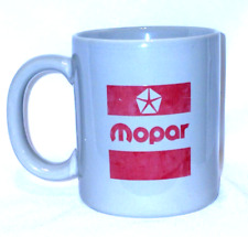 Vintage DODGE MOPAR Advertising Coffee Mug Cup Motors Automotive Car Logo picture