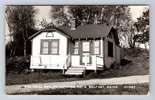 Belfast ME-Maine RPPC, Colonial Gables Cottage, Real Photo Vintage Postcard picture