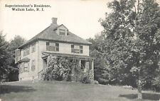 Superintendent's Residence Wallum Lake Burrillville Rhode Island c1910 Postcard picture