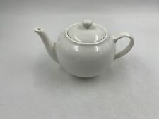 Pre-Owned Hb Ceramic 5in White Teapot DD02B20005 picture