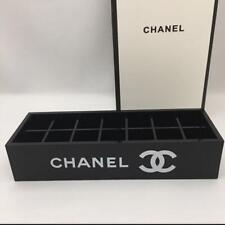 Super Rare CHANEL Novelty Acrylic Case Black From import Japan picture