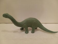 Marx Brontosaurus 1970s Green Vintage Plastic Dinosaur - rough shape picture