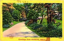 VTG Postcard- 17036. OKEENE OKLAHOMA. Posted 1953 picture