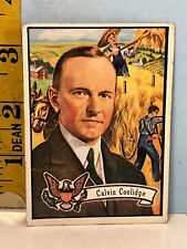 1956 U.S. Presidents Calvin Coolidge #29 Crease Free picture