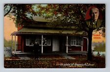 Milan OH-Ohio, Birthplace of Thomas A Edison, Antique Vintage Souvenir Postcard picture