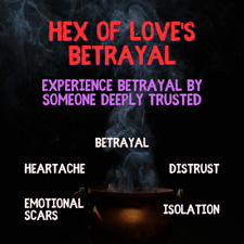 Hex of Love's Betrayal - Experience Betrayal | Powerful Black Magic Love Hex picture