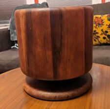 RaRe MID-CENTURY MODERN GUMP'S WOODEN CHAMPAGNE ICE BUCKET Made in AUSTRIA MCM picture