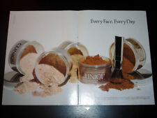 Vintage CLINIQUE Cosmetics 2-Page Magazine PRINT AD 1993 blended face powder picture