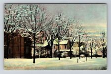 Waterloo IA-Iowa, Winter Scene on South Street, Vintage Postcard picture