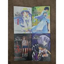 A Certain Magical Index Vol 1-4 English Comic Manga LOOSE/FULL Set By Kazuma picture