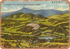Metal Sign - Massachusetts Postcard - Greylock Mountain, 3505 feet, highest mou picture