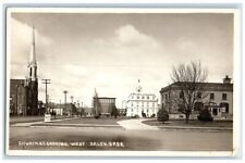 c1915 Church Street Looking West Salem Oregon OR RPPC Photo Unposted Postcard picture