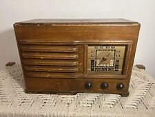 🍊Vintage 1939 Emerson Tube Radio Ingraham Cabinet | Model DP-332 UNTESTED picture