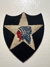 Pre WW 2 US Army 2nd Infantry Division Layered Wool Patch picture