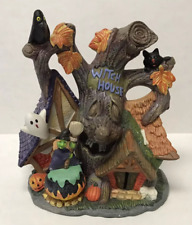 Spooky hollow Halloween village Witch House picture