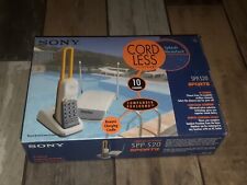 RARE VINTAGE SONY SPORTS SPP-S20 CORDLESS PHONE NEW 10 CHANNEL VERY VERY RARE picture