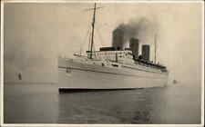 Southampton England Steamer Steamship Express of Britain Vintage RPPC PC picture