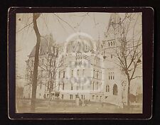 Rare C 1887 Albumen Photo of Portland High School 