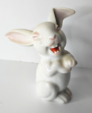 1950's Max Hermann for Rosenthal Laughing Rabbit Figurine Porcelain 5 Inch VTG picture