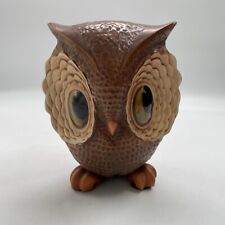 Anthony Freeman McFarlin Pottery Big Eyes Owl 5.5” picture