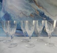 Set of 6 Vintage Stuart Crystal Claret Wine Glasses 6-7/8