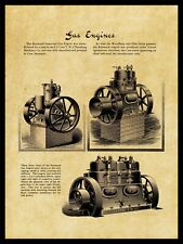 1896 J.I. Case Threshing Machine Co. NEW Metal Sign: Raymond Gas Engine Pics picture