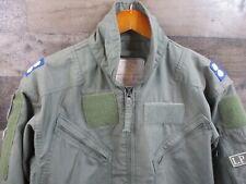 US Military Flyers Coveralls Men 42 R Green Flight Pilot Summer Fire Resistant picture