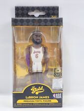 Funko Gold NBA 5” LeBRON JAMES #6 White Jersey/Purple Sleeve CHASE NC023002048 picture